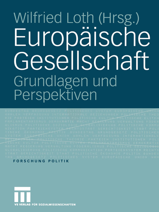 Title details for Europäische Gesellschaft by Wilfried Loth - Available